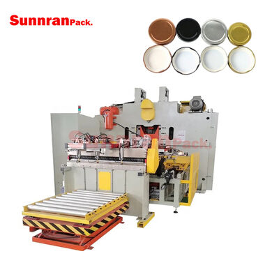 Automatic Twist-off Cap Making Metal Lid Top Production Line
