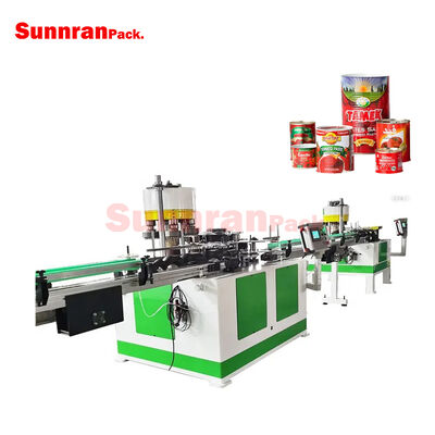 Automatische blikvoedselmachine Combinatiemachine voor melkpoederblik