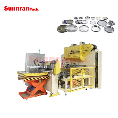 Automatische metalen deksel blik Top Bottom Making Line Tin Can Productielijn