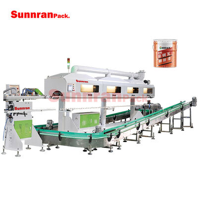 Volledig automatische productielijn 18-20L met een snelheid van 55 blikken/min