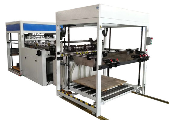 Automatische enkelstation snijmachine voor bliklichaam blanks snijden plaatstaal snijmachine