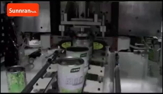 Klein Rond Machine voor het maken van blikjes 35CPM Automatisch voor 1L-Verf kan