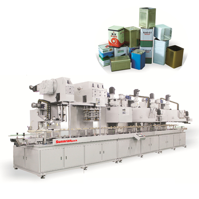 Vierkant Machine voor het maken van blikjes 45CPM voor 18L 380mm kan Sunnran brandmerken
