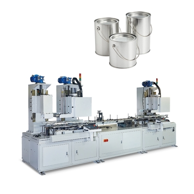 Het van een flens voorzien Naaiend Machine voor Rond Tin Can Making