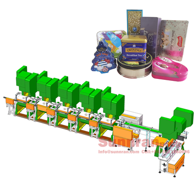 De thee kan het Maken van Koekje Tin Box Making Machine behandelen