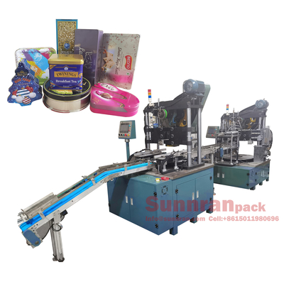 Decoratief Blikken Doos Making Machine For 200mm kan 40CPM-het Certificaat van Ce